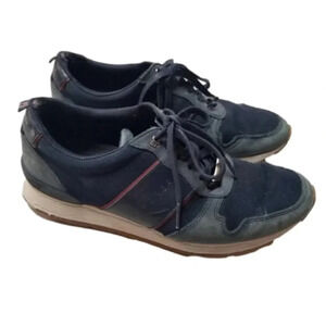 Ted Baker  Men's Lhennis Textile/Nubuck Running Style Trainers Dark Blue 9